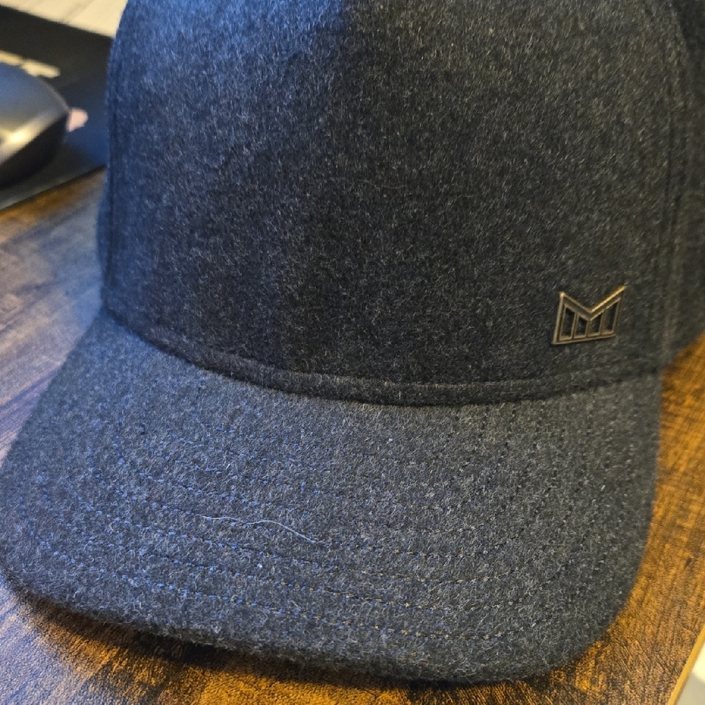RARE Melin Dark Gray Wool Cap "The Captain"